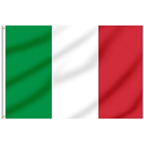 FLAGBURG Bandiera Italia 240x150 cm, Bandiera Italiana, Bandiera Grande, Doble Cuciture, Occhielli in Ottone, Durevole Bandiera Nazionale, per la Decorazione di Esterni/Interni/Giochi