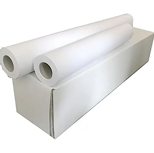 Confezione da 2 Rotoli Carta Plotter 61 x 50 metri - 90 gr - quantita 2 | 2 rotolo plotter 61 metri alta qualità 90 grammi