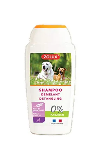 Zolux Shampoo démêlant per Tutti i Cani a Pelo Lungo – Senza parabeni – 250 ml per Cane