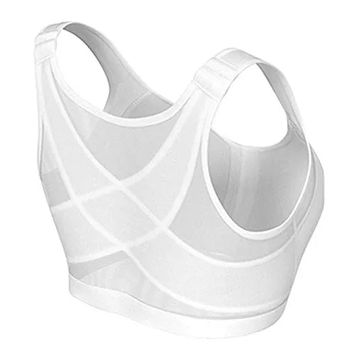 Gelentea - Reggiseno correttore di postura, senza ferretto, supporto posturale, traspirante, con chiusura frontale, da donna, per sport, yoga