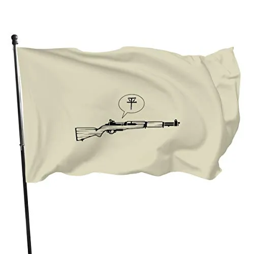 N/D M1 - Striscione bandiera Garand Ping, 3 1,5 m