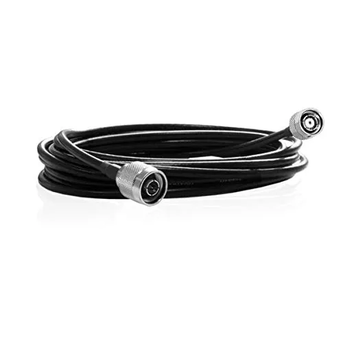 HDF400 Low Loss Cable 10m N-connector to RP-TNC-connector