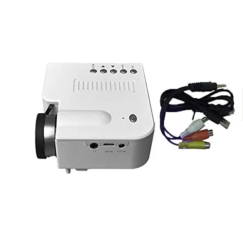 DINAER Proiettore Domestico Mini proiettore Portatile in Miniatura 1080P HD Proiettore Mini LED per l'intrattenimento Domestico-1