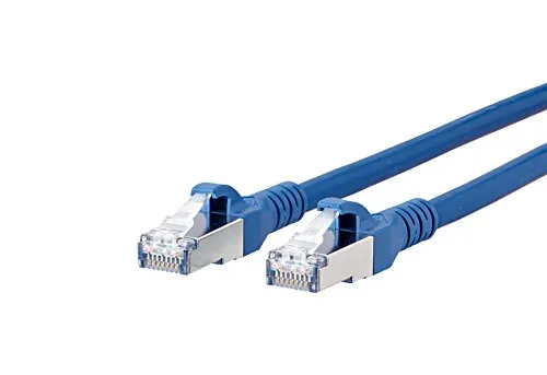 METZ CONNECT Cat.6A Cavo di Rete 1,5 m Cat6a S/FTP (S-STP) Blu