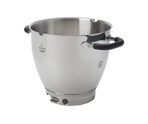 Kenwood KAT911SS Ciotola Speciale per Cooking Chef Gourmet, 6.7 Liters, Acciaio Inossidabile, Silver