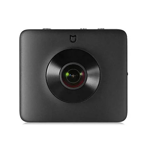 Xiaomi Mi Sphere Camera Kit ZRM4030GL, Videocamera panoramica 360, Risoluzione video da 3,5 K, Nero