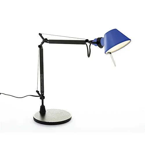 Artemide Tolomeo Micro BiColor Lampada da Tavolo Orientabile Limited Edition - Nero/Blu