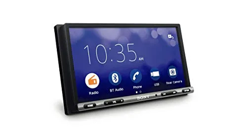Sony XAV-3500 - Lettore auto (WebLink, Bluetooth e NFC, schermo touch da 7" antiriflesso, compatibile con Android/iOS e app come Waze o YouTube, potenza 55 W x 4)