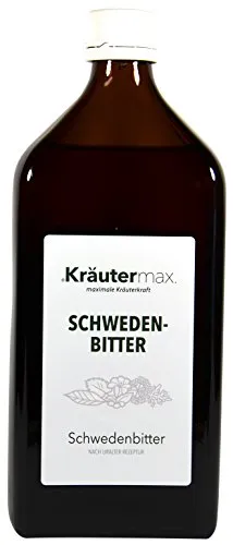 Kräutermax Mix di erbe amare Svezia 1 x 500 ml Erbe svedesi da bere