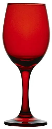 Pasabahce Maldive Set Calici Vino, Rosso, 7x7x18 cm, 6 unità