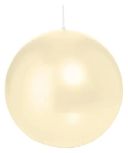 wiede Uomo Sfera Candele in cellophane, Cera, Crema, 7 x 7 cm, 12 unità