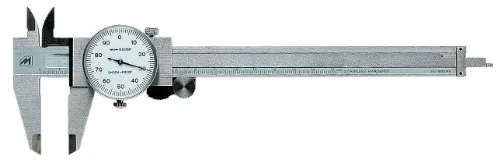 Metrica 10023 Calibro a Quadrante, 0-150 mm 1/100