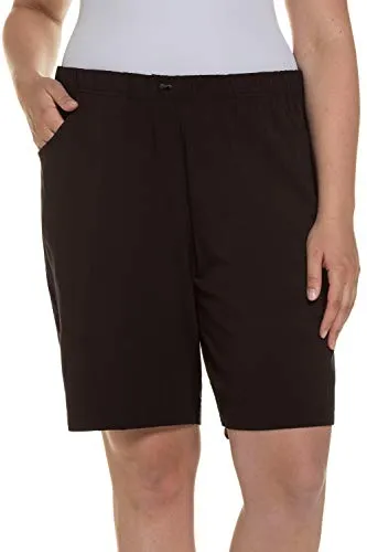 ULLA POPKEN Jersey Short Pantaloncini, Nero (Schwarz 10), 54 Donna