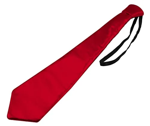 Cravatta rosso metallizzato