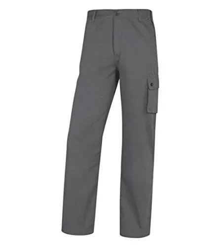 DELTAPLUS PALIGPAGRGT Palaos - Pantaloni da lavoro in cotone, grigio, L