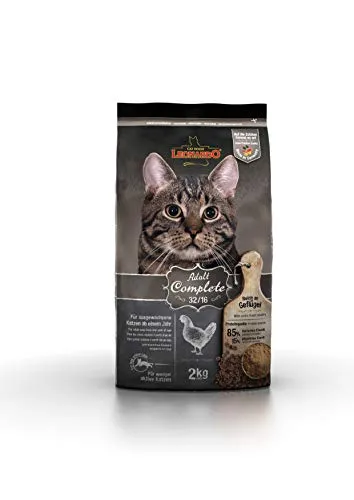Leonardo Adult Complete 32/16 [2kg] Cibo per gatti | Cibo secco per gatti | Alimento completo per gatti adulti di tutte le razze di almeno 1 anno