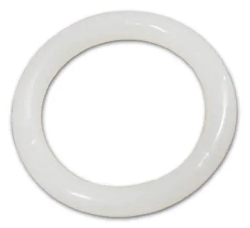 Anello Tubolare per Scorritenda in Moplen Pieno Bianco 26X35 mm conf. 250 Pz