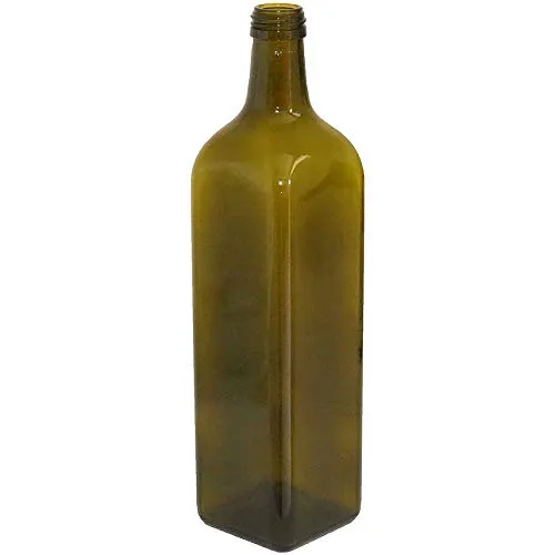 Vetreria Polsi Bottiglia in Vetro Scuro UVAG marasca Olio liquore capacita' 1lt. Offerta bancale da 96 Pezzi
