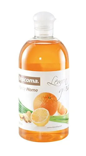 Tescoma 906570 Fancy Home Ricarica per Diffusore di Essenza Lemongrass, Vetro, Arancio, 500 ml, 1 Pezzo