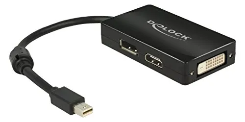 Adattatore Displayport Delock mini DP -> DP/HDMI/DVI(24+1) [62623]