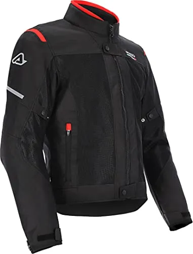 Acerbis GIACCA CE ON ROAD RUBY NERO/ROSSO XXL