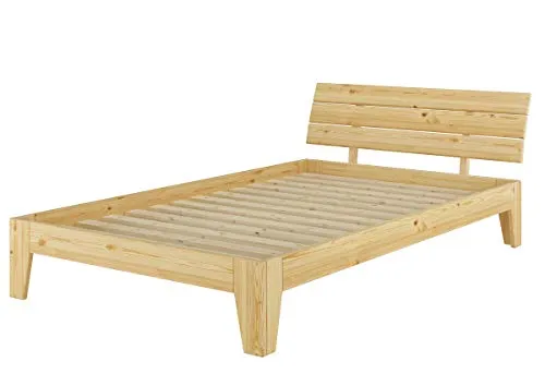 Erst-Holz Solido Letto in Pino massello 120x200 Anche per Ragazzi con doghe rigide 60.62-12