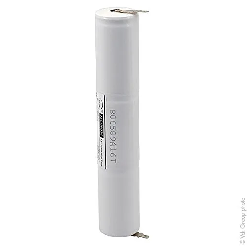 NX - Batteria lampada d'emergenza 3xD ST4 Faston 4.8mm (+2.8mm) 3.6V 4Ah