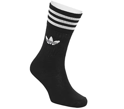 Adidas Originals Calzini Unisex S21490 Solid Crew Sock