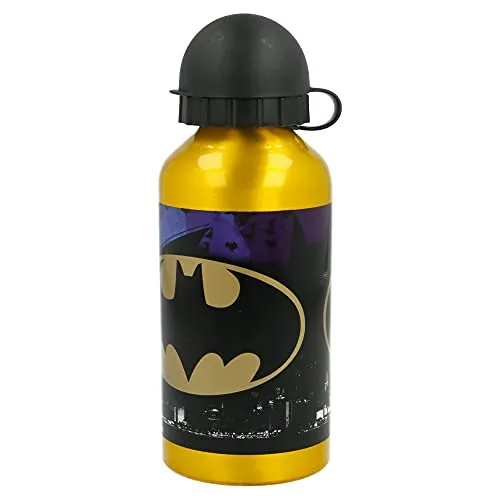 Bottiglia D'acqua In Alluminio 400 ml Batman Symbol