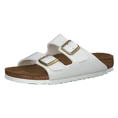 Birkenstock Arizona Bianco Patent Birko-Flor Vernice