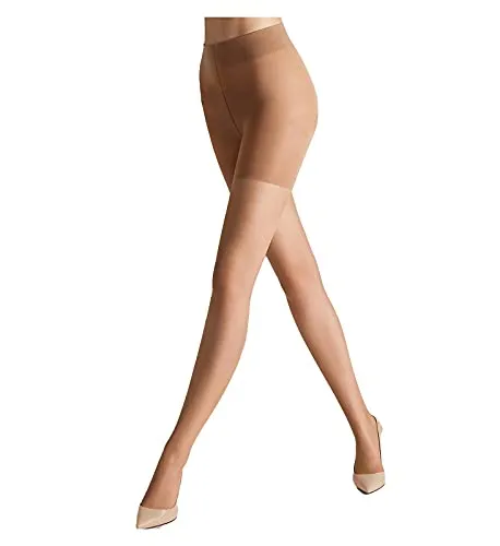 Wolford Luxe 9 Control Top Tights Calzamaglia, 10 DEN, Beige (Gobi 4365), S Donna