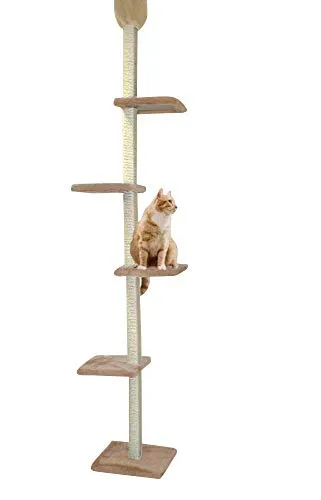 Cat Dream, tiragraffi per gatti, con tronco, antigraffio, resistente, a torre, altezza a soffitto, altezza: da circa 230 cm a circa 260 cm