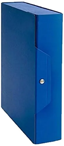 Brefiocart 020E7616 Scatola Porta-Progetti, blu, 5 pezzi