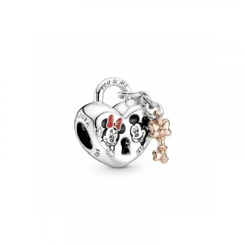 Charm Pandora 780109C01 Candado Mickey y Minnie