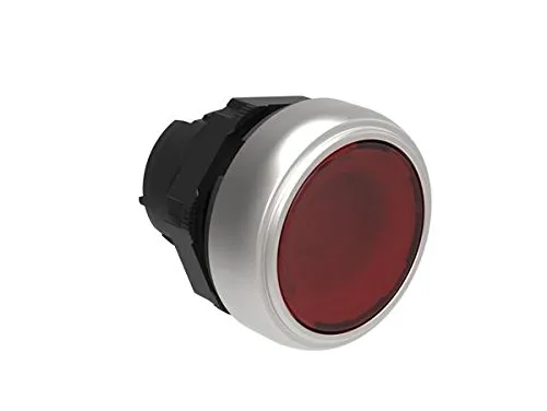 PULSANTE LUMINOSO RASATO ROSSO LPCBL104