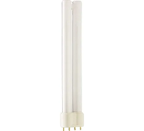 Philips - Lampadina PL-L a luce bianca calda extra (827), 18 Watt, 4P 2G11