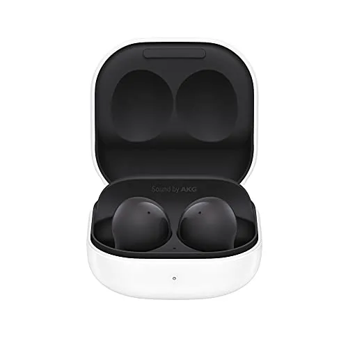 Samsung Galaxy Buds2 Cuffie Bluetooth, True Wireless, Cancellazione attiva rumori, Custodia Ricarica, Audio bilanciato, IPx2, Ergonomici, Grafite (Graphite), 2021 [Versione Italiana], One Size