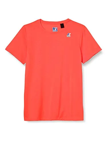 K-Way LE Vrai Edouard T-Shirt, Red Fluo, 14Y Unisex-Bambini