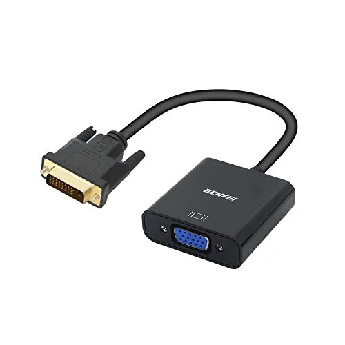 Adattatore DVI-D a VGA, BENFEI adattatore DVI-D 24+1 a VGA, da maschio a femmina