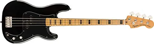 Squier by Fender Classic Vibe 70's Precision Bass - Acero, nero