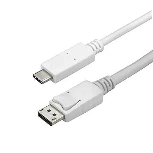 StarTech.com Cavo USB-C a DisplayPort da 1m - 4K 60Hz - Bianco - Cavo USB Tipo-C - Compatible con Thunderbolt™ 3