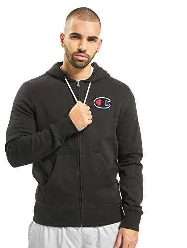 Champion Giacchetto con Cappuccio Uomo Nero 214290KK001 Nero XL