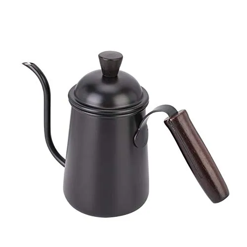 NO LOGO QXP-ZYP Cafeteira Expresso Teiera Drip Coffee Pot Domestica 304 Acciaio Inossidabile Caffettiera Drip Bollitore Mano e caffè 650ml caffè