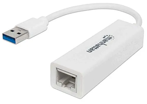Manhattan Adattatore USB 3.0 con porta Ethernet LAN 1Gbps IDATA USB-ETGIGA3