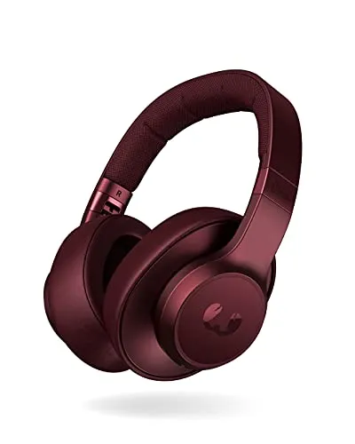 Fresh ’n Rebel Clam ANC Headphones over-ear Red Ruby, Cuffie Sovraurali Bluetooth senza fili con Active Noise Cancelling (cancellazione del rumore), Cavo di riserva, rosso rubino