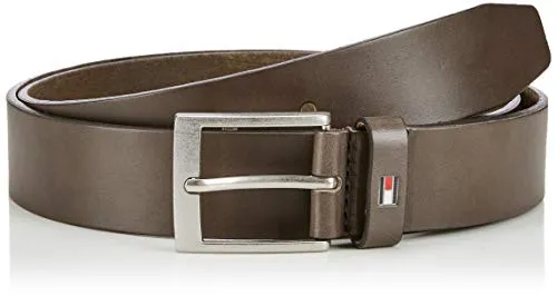 Tommy Hilfiger Adan Leather 3.5 Cintura, (Green Lfh), 6 (Taglia Produttore: 90.0) Uomo