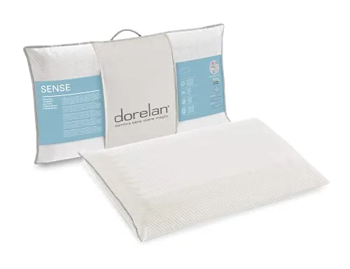 Dorelan Cuscino Sense Medium (40x70, 13 cm di altezza) in Myform Memory Air, elevata traspirabilità e freschezza, sagoma ellittica, sostegno soft