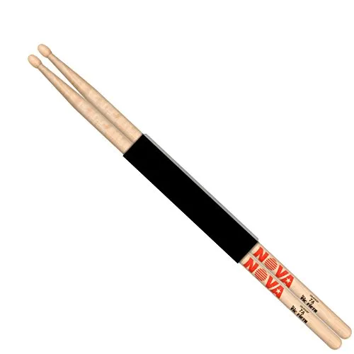 Vic Firth - Bacchette per Batteria NOVA® - Hickory Americano - N7A - Punta di Legno