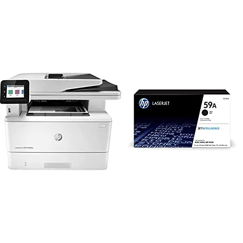 HP LaserJet Pro MFP M428fdw Stampante Laser Monocromatica Multifunzione, Scanner, Fotocopiatrice & 59A CF259A Cartuccia Toner Originale da 3000 Pagine