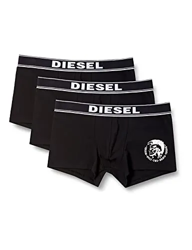 Diesel UMBX-SHAWNTHREEPACK, Slip Uomo, Nero (Black/Black/Black 01-0Tanl), M, Pacco da 3